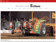 Tablet Screenshot of marshalltribune.com